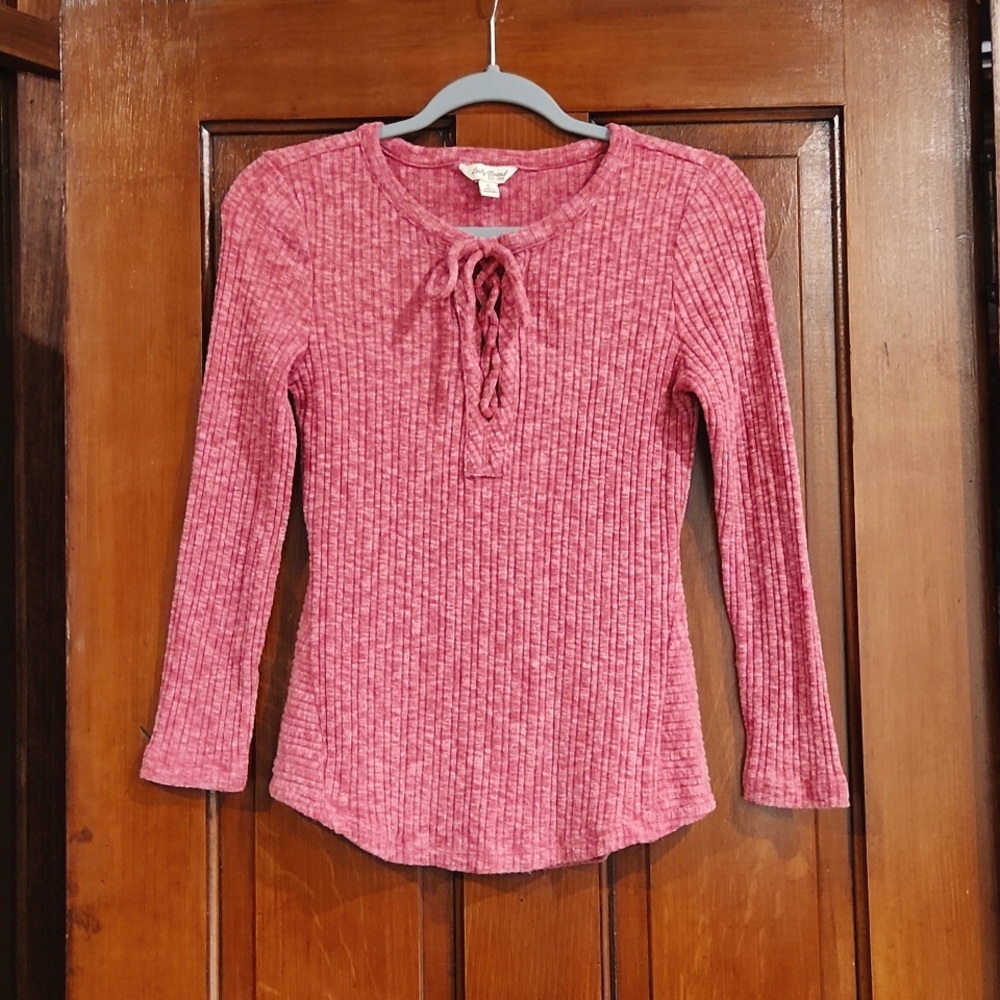 Tie front Lucky Brand sweater